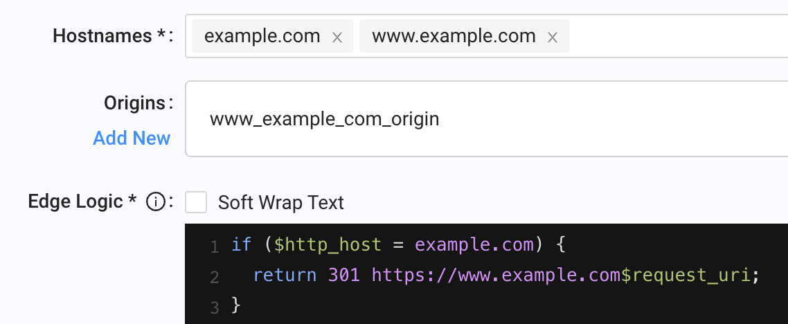 redirect apex domain